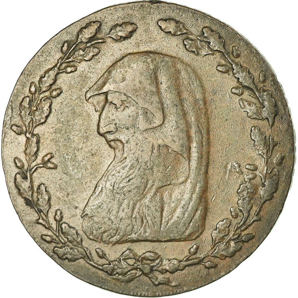 Reino Unido, Halfpenny Token, Paris Miners, 1791, AU(50-53), Cobre