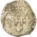 Monnaie, France, Double Sol Parisis, 1590, Atelier incertain, B+, Billon
