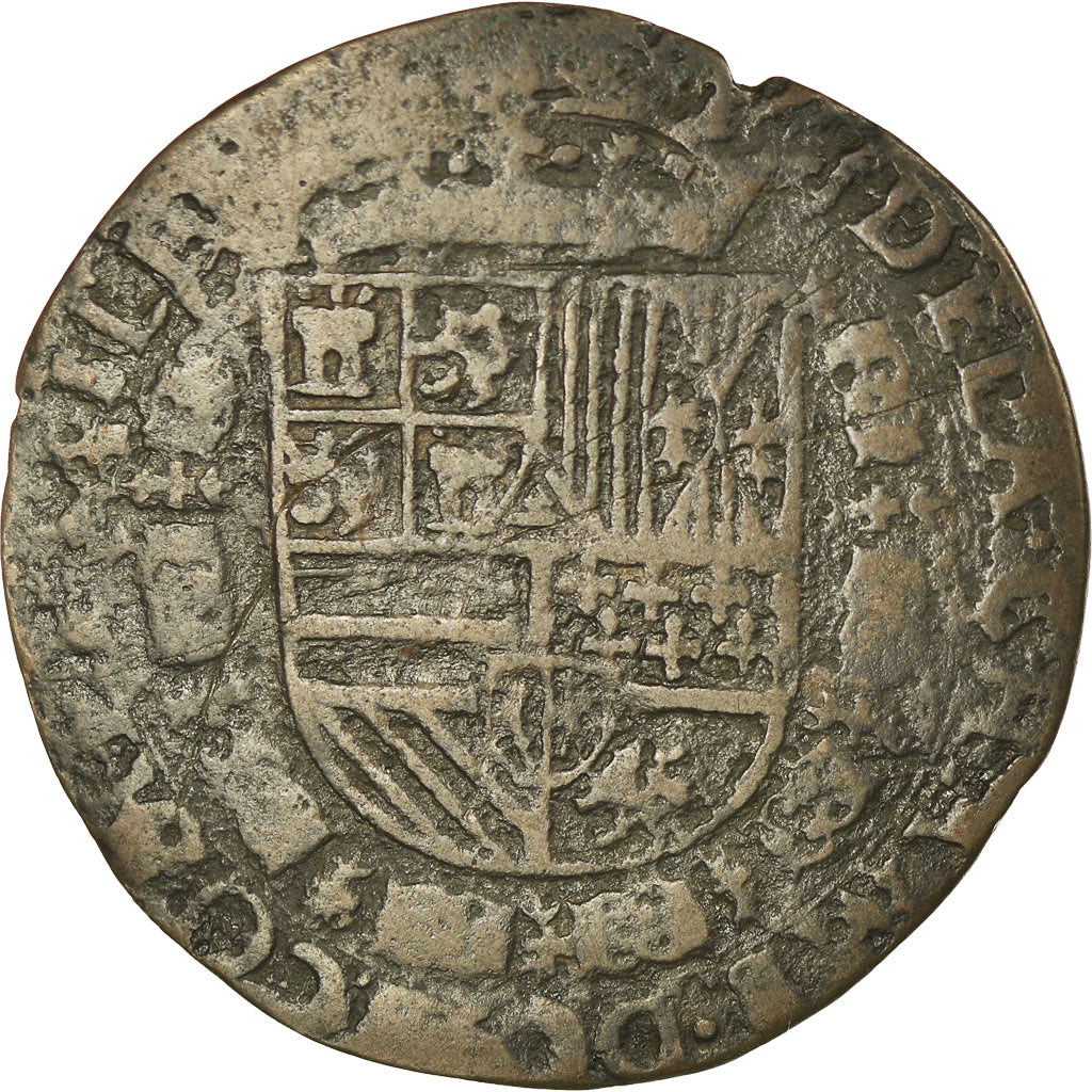 Spanish Netherlands, Token, Chambre des Comptes de Lille, Philippe II, F(12-15)