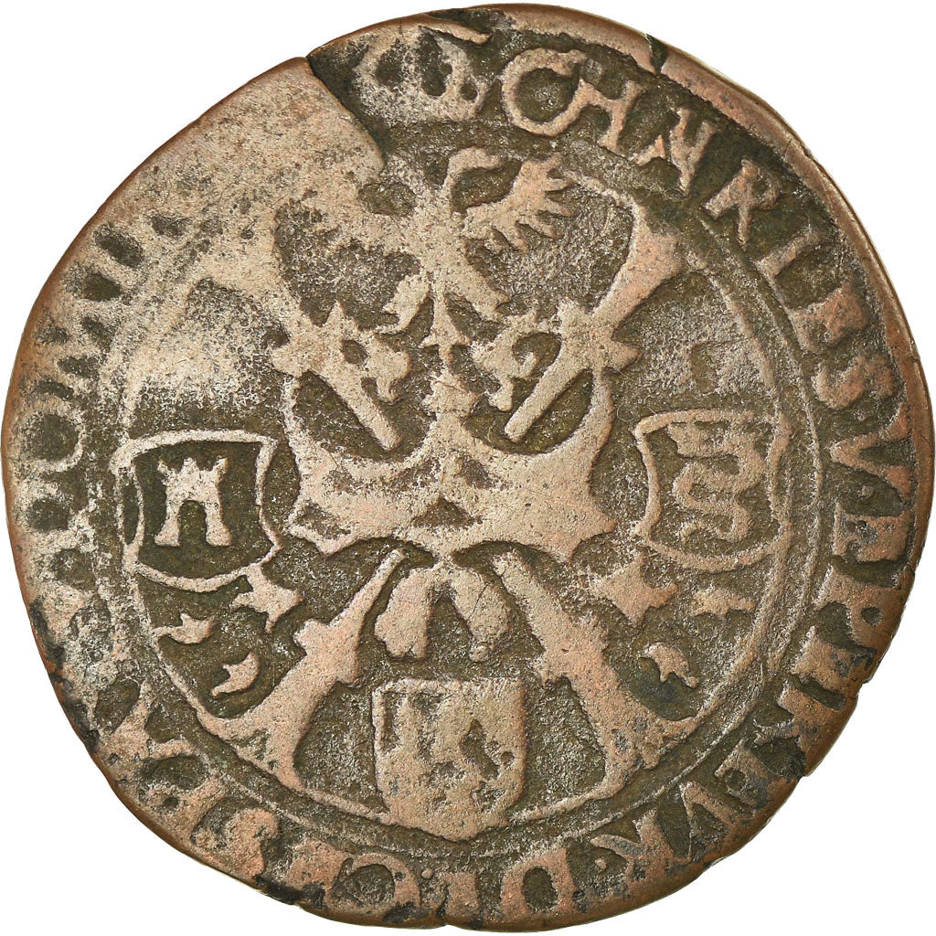 Spanish Netherlands, Token, Chambre des Comptes de Lille, Charles Quint, 1545