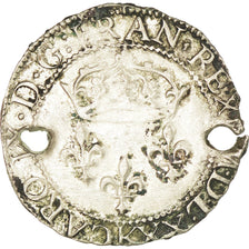 Moeda, França, Double Sol Parisis, 1570, Bordeaux, VF(30-35), Lingote