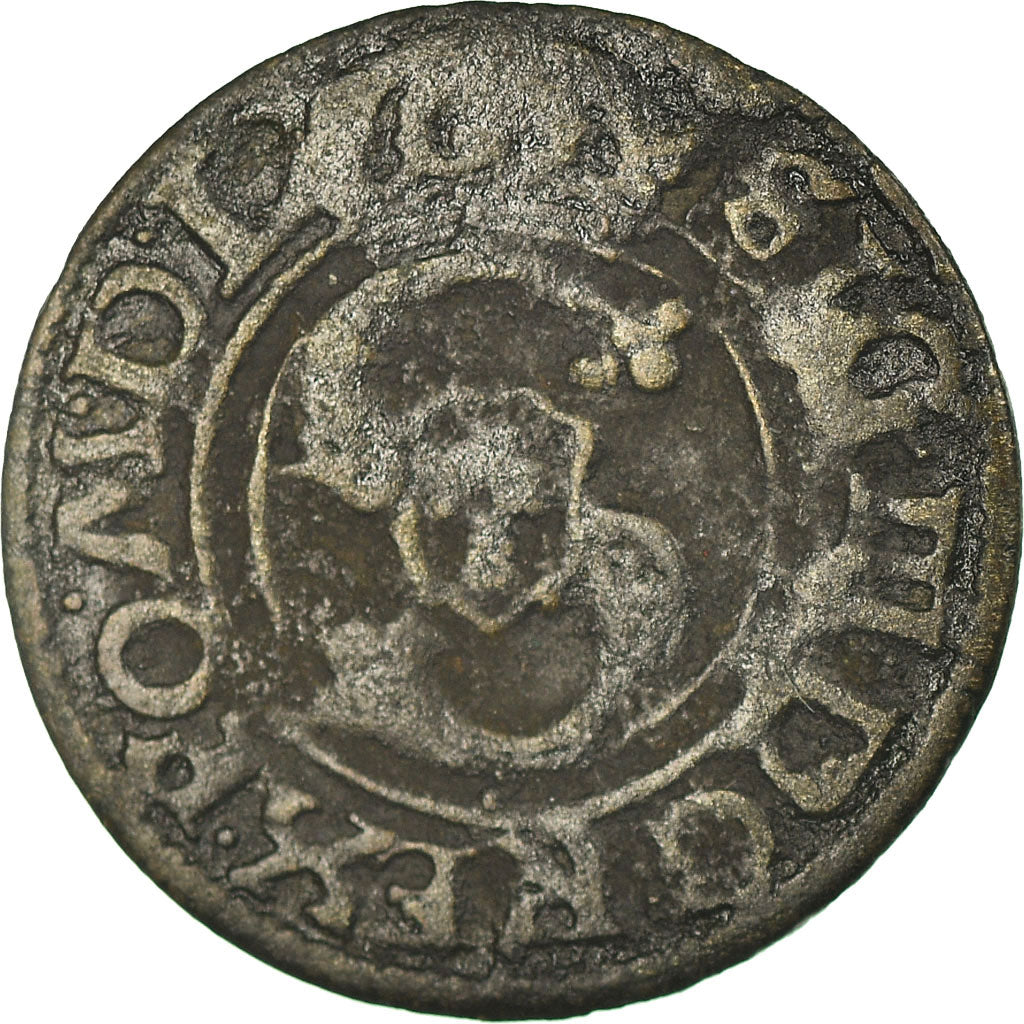 Moneda, Polonia, LOBSENZ, Ternar, 3 Denarii, Pfennig = 1/6 Grosy, 1625
