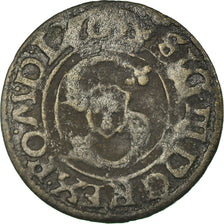 Moneda, Polonia, LOBSENZ, Ternar, 3 Denarii, Pfennig = 1/6 Grosy, 1625