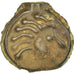 Moneta, Senones, Potin, EF(40-45), Potin