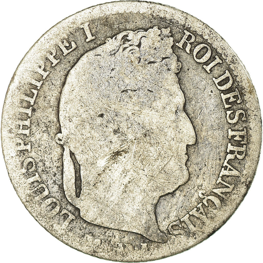 Coin, France, Louis-Philippe, 1/2 Franc, 1839, Lille, F(12-15), Silver