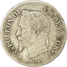 Coin, France, Napoleon III, Napoléon III, 20 Centimes, 1866, Strasbourg
