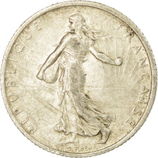 Coin, France, Semeuse, Franc, 1912, EF(40-45), Silver, KM:844.1, Gadoury:467