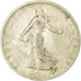 Coin, France, Semeuse, Franc, 1912, EF(40-45), Silver, KM:844.1, Gadoury:467