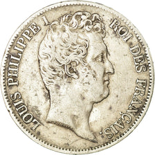 Coin, France, Louis-Philippe, 5 Francs, 1831, Rouen, EF(40-45), Silver