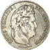 Coin, France, Louis-Philippe, 5 Francs, 1837, Paris, VF(30-35), Silver
