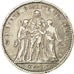 Coin, France, Hercule, 5 Francs, 1876, Paris, VF(30-35), Silver, KM:820.1