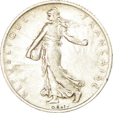 Coin, France, Semeuse, 2 Francs, 1916, Paris, EF(40-45), Silver, KM:845.1