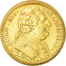 France, Jeton, Louis XVI, 1788, Refrappe, TTB+, Laiton