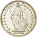 Coin, Switzerland, Franc, 1959, Bern, AU(55-58), Silver, KM:24
