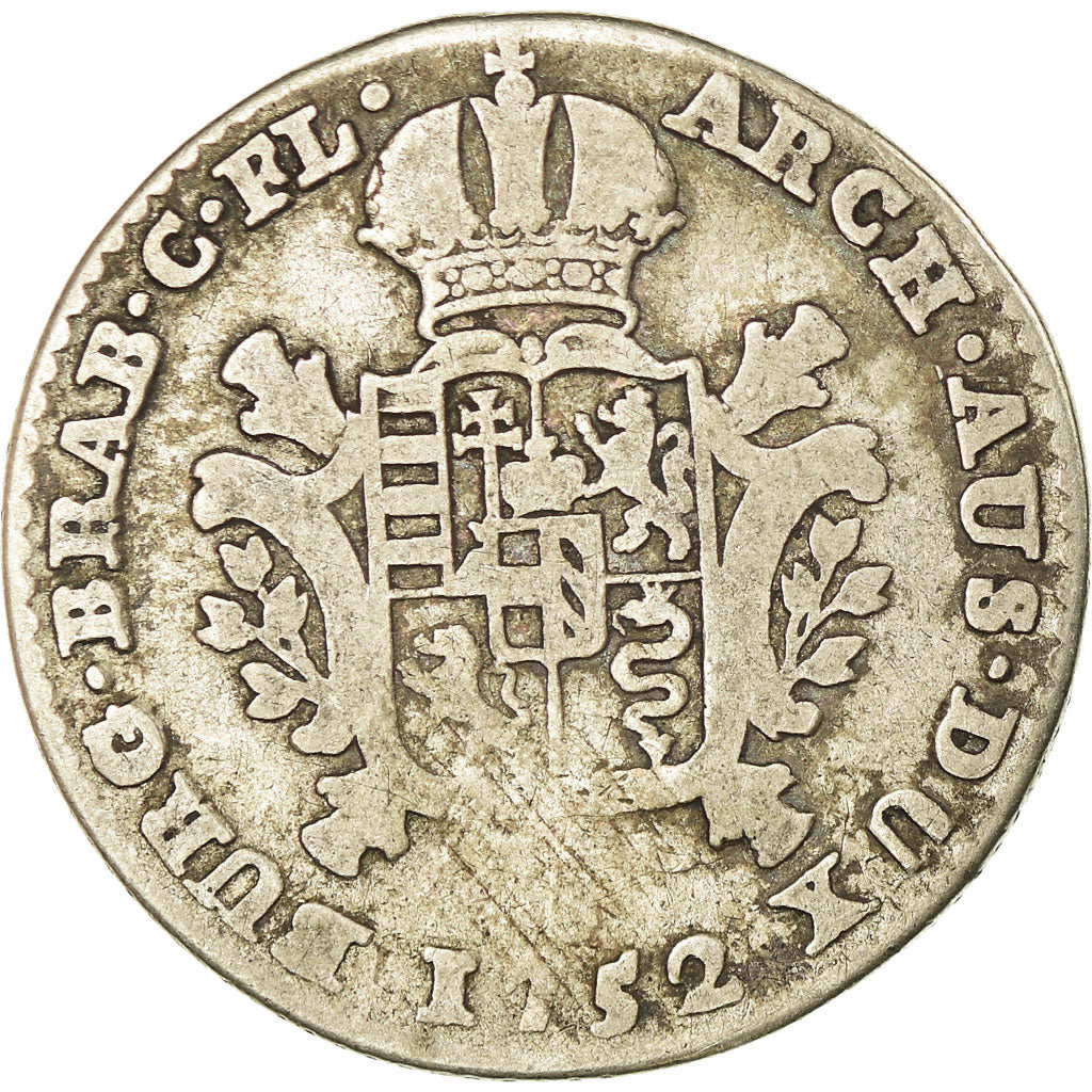 Monnaie, AUSTRIAN NETHERLANDS, Maria Theresa, 1/4 Ducaton, 1752, Anvers, TB