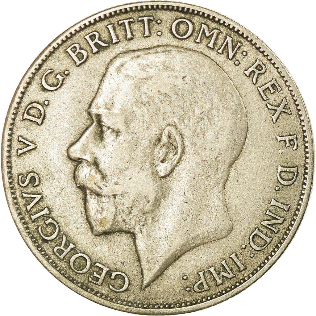 Coin, Great Britain, George V, Florin, Two Shillings, 1916, EF(40-45), Silver