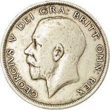 Coin, Great Britain, George V, 1/2 Crown, 1916, VF(30-35), Silver, KM:818.1