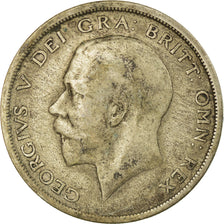 Coin, Great Britain, George V, 1/2 Crown, 1920, F(12-15), Silver, KM:818.1a