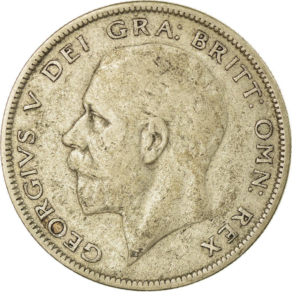 Coin, Great Britain, George V, 1/2 Crown, 1928, VF(30-35), Silver, KM:835