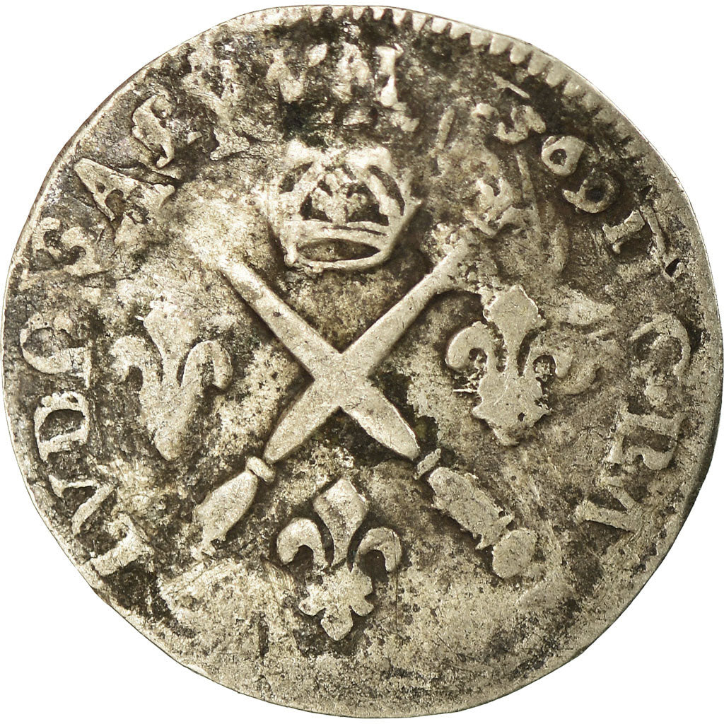 Moneta, Francia, Louis XIV, 5 Sols, 1/16 ECU, 1702, Uncertain Mint, B, Argento