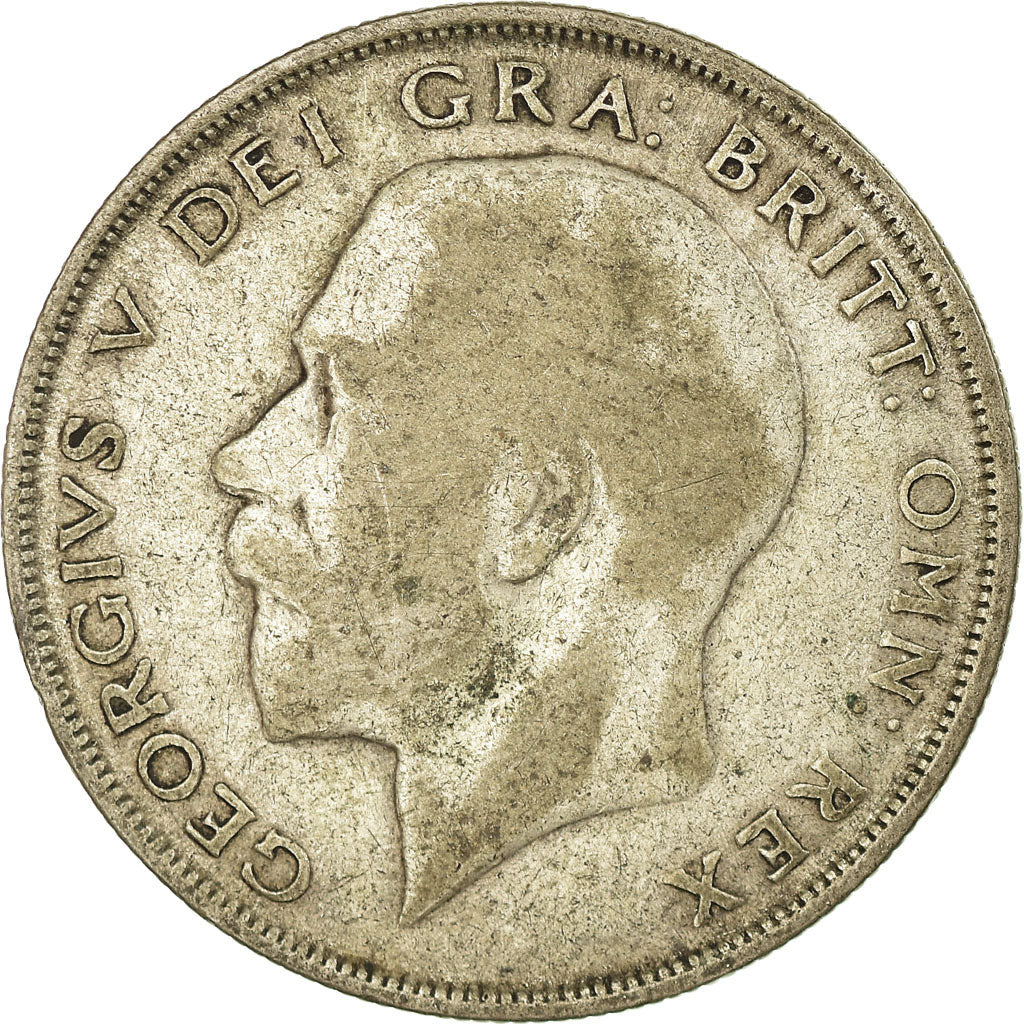 Moneta, Gran Bretagna, George V, 1/2 Crown, 1924, MB, Argento, KM:818.2