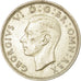 Great Britain, George VI, 1/2 Crown, 1945, AU(50-53), Silver, KM:856