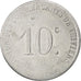 Thiviers, Union des Commerçants, 10 Centimes 1917, Elie 10.2