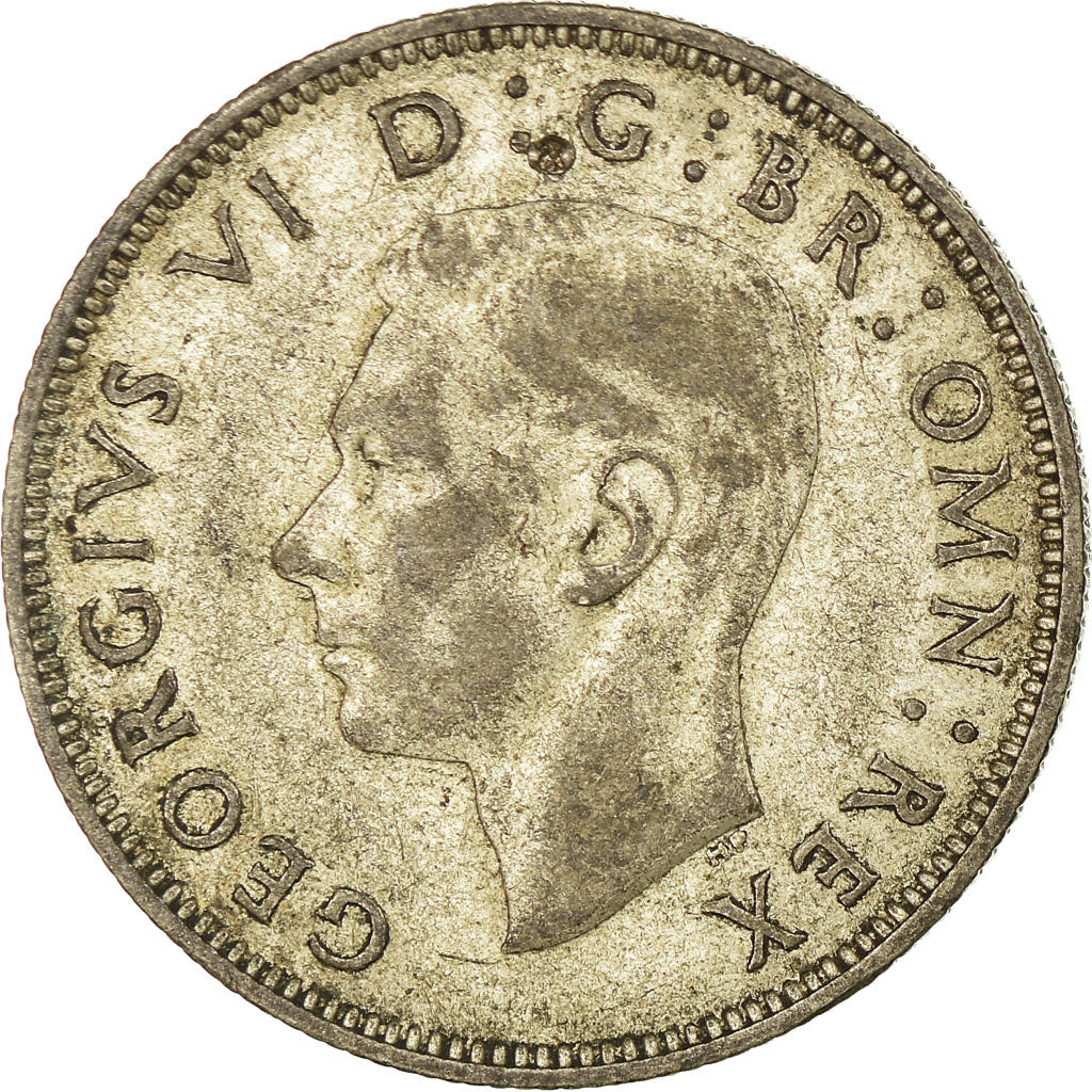 Monnaie, Grande-Bretagne, George VI, Florin, Two Shillings, 1940, TB+, Argent