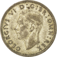 Monnaie, Grande-Bretagne, George VI, Florin, Two Shillings, 1940, TB+, Argent
