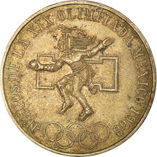 Coin, Mexico, 25 Pesos, 1968, Mexico City, EF(40-45), Silver, KM:479.1