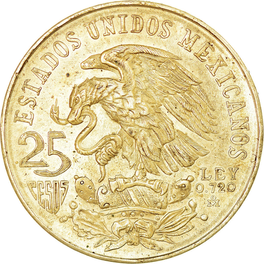 Moneta, Messico, 25 Pesos, 1968, Mexico City, BB+, Argento, KM:479.1