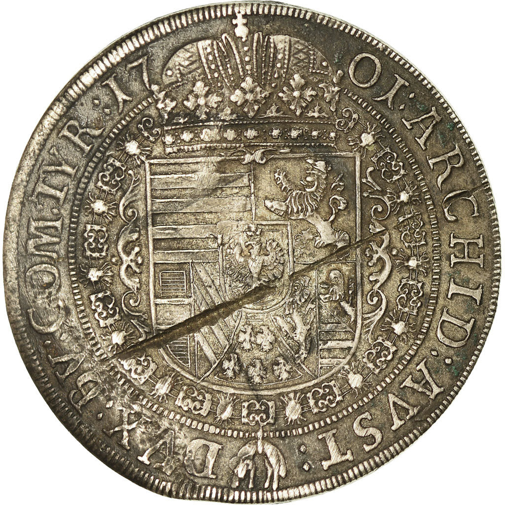 Coin, Austria, Leopold I, Thaler, 1701, Hall, EF(40-45), Silver, KM:1303.4