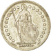 Coin, Switzerland, Franc, 1945, EF(40-45), Silver, KM:24