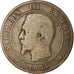 Moneta, Francia, Napoleon III, 10 Centimes, 1854, Bordeaux, B+
