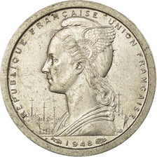 Moneda, África oriental francesa, Franc, 1948, MBC+, Aluminio, KM:3, Lecompte:6