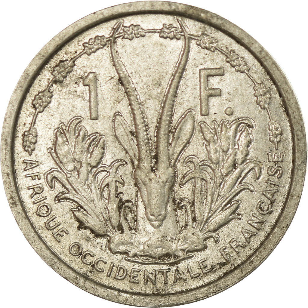 Moneda, África oriental francesa, Franc, 1948, MBC+, Aluminio, KM:3, Lecompte:6