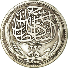 Monnaie, Égypte, Hussein Kamil, 5 Piastres, 1916/AH1335, TTB, Argent, KM:318.1