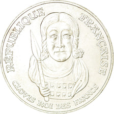 Coin, France, Clovis, 100 Francs, 1996, AU(55-58), Silver, KM:1180