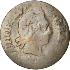 Francia, Louis XV, Liard à la vieille tête, 1773, Lille, B+, Rame, 543.11