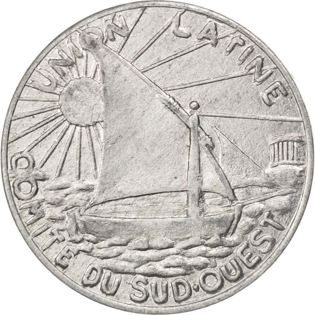 France, 5 Centimes, EF(40-45), Aluminium, Elie #15.1, 0.83