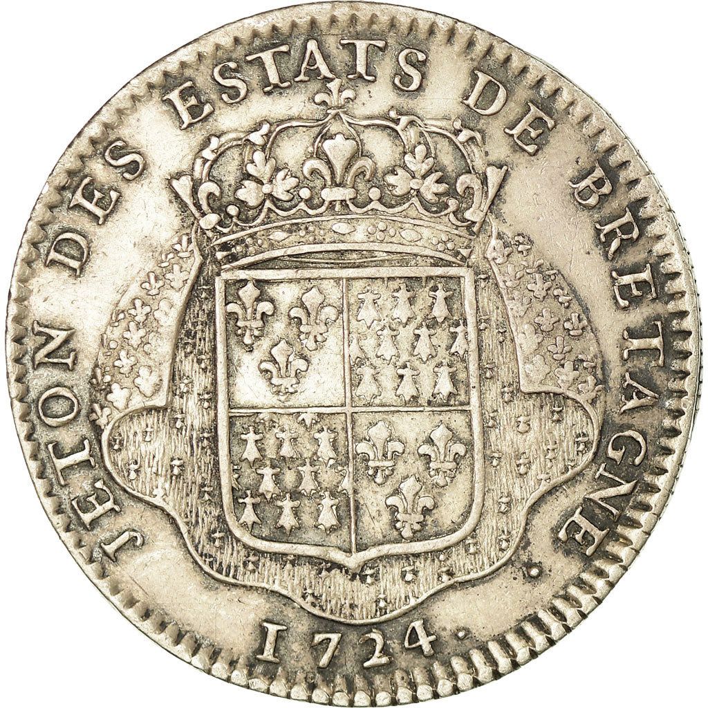 France, Royal, États de Bretagne, Saint-Brieuc, Louis XV, 1724, Röettiers