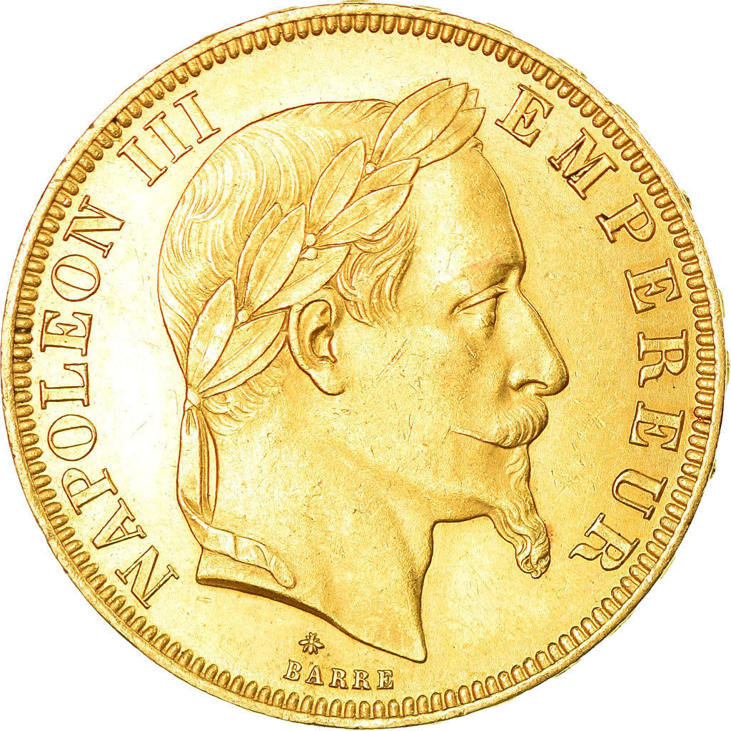 France, Napoléon III, 50 Francs, 1866, Paris, SUP, Or, KM:804.1, Gadoury 1112