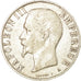 Moneda, Francia, Napoleon III, Napoléon III, 5 Francs, 1856, Paris, BC+, Plata