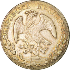 Coin, Mexico, 8 Reales, 1874, Alamos, EF(40-45), Silver, KM:377