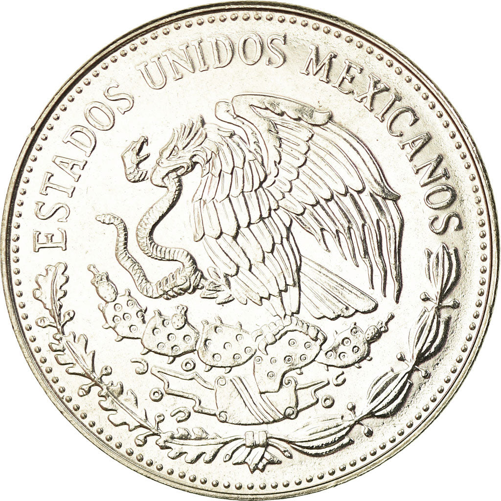 Coin, Mexico, 50 Pesos, 1985, Mexico City, MS(60-62), Silver, KM:498