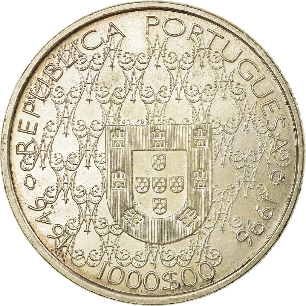 Monnaie, Portugal, 1000 Escudos, 1996, Lisbonne, SUP, Argent, KM:696