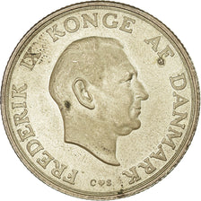 Danemark, Frederik IX, 2 Kroner, 1958, Copenhagen, TTB+, Argent, KM:845
