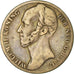 Coin, Netherlands, William II, Gulden, 1845, VF(20-25), Silver, KM:66