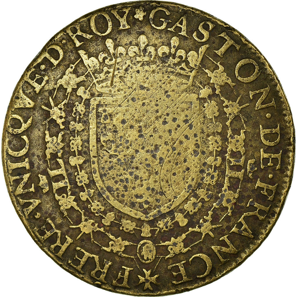 Frankrijk, Token, Maison commune de Blois, Gaston d'Orléans, 1630, FR+, Tin