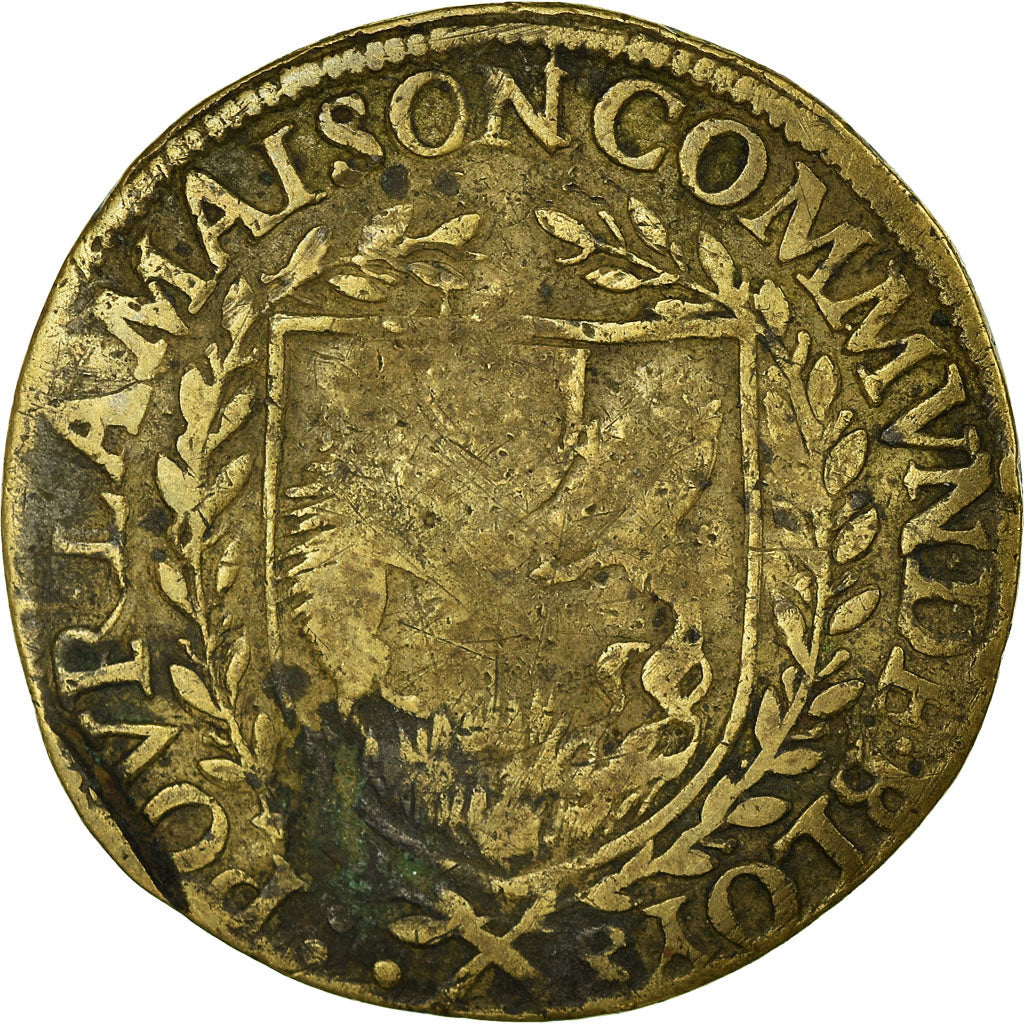 France, Token, Maison commune de Blois, VF(20-25), Brass